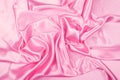 Pink luxury satin fabric texture for background