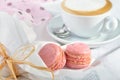 Pink macarons