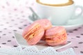 Pink macarons