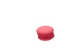 Pink macaroon isolated on white background Royalty Free Stock Photo