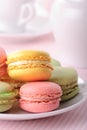 Pink macaroones Royalty Free Stock Photo