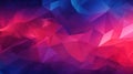 Pink magenta blue purple red orange abstract triangles background created with Generative AI Royalty Free Stock Photo