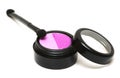 Pink make-up eyeshadows