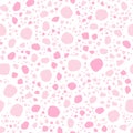 Pink marble Flecked stone seamless pattern. Royalty Free Stock Photo