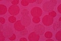 Pink material in circles, a background