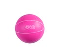 Pink medicine ball for fitness