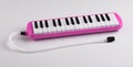 Pink melodeon music instrument Royalty Free Stock Photo