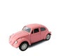 Pink model car, Toy. Royalty Free Stock Photo