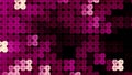 Pink mosaic. Motion. Geometric figures in abstraction made as a designer in a bright pink color.