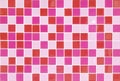 Pink mosaic tiles Royalty Free Stock Photo