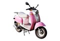 Pink motor scooter Royalty Free Stock Photo