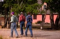 Pink Moulton Home, Mormon Row, Yellowstone National Park Royalty Free Stock Photo