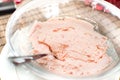 Pink mousse mortadella bologna slime