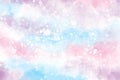 pink multi color sweet candy valentines wet wash splash watercolor background digital painting