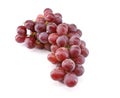 Pink Muscat table grape on white background. Royalty Free Stock Photo
