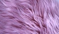 Pink natural fur