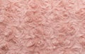 Pink natural wool with twists texture background. Cotton wool, white fleece carpet. Red fur rug with pattern Royalty Free Stock Photo