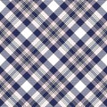 Pink Navy Chevron Plaid Tartan textured Seamless Pattern Design Royalty Free Stock Photo