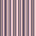 Pink and Navy Stripe seamless pattern background in vertical style