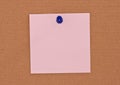 Pink note paper Royalty Free Stock Photo