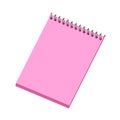 Pink notebook Royalty Free Stock Photo