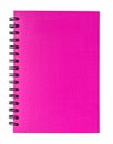 Pink notebook Royalty Free Stock Photo