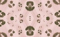 Pink Ocelot Rapport. Beige Retro Leopard Skin