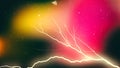 Pink Orange and Black Lightning Background Graphic