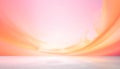Pink orange gradient abstract background with concrete floor 1 Royalty Free Stock Photo