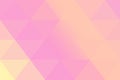 Pink and orange soft pastel color gradient abstract geometric triangular polygon style. Graphic background. abstract polygon