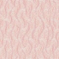 Pink organic ocean inspired abstract seamless vector pattern Royalty Free Stock Photo