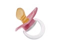 Pink pacifier and clipping path