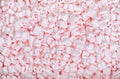 Pink packaging peanuts background Royalty Free Stock Photo