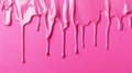 Pink paint drips on a smooth surface, abstract art concept Royalty Free Stock Photo