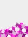 Pink paint spatter background Royalty Free Stock Photo