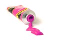 Pink Paint Tube Royalty Free Stock Photo