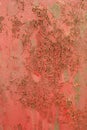 Pink painted iron texture