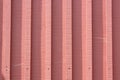 Pink painted wood panelled fence background Royalty Free Stock Photo