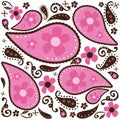 Pink Paisley Design