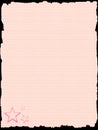 Pink paper template