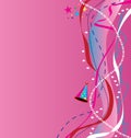 Pink party background