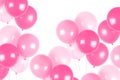 Pink party balloons