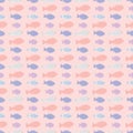 Pink Pastel Fish Stripes