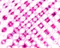 Pink purple geometries forms, hues, forms on vivid abstract background Royalty Free Stock Photo