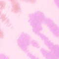 Pink Pastel Ogee Ikat. Watercolor Tie-Dye Background