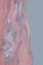 Pink Pastel Swirls And Silver Foil Softly Blurred Together Textural Background