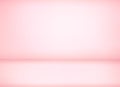 Pink pastel white light gradient empty studio room backdrop wallpaper abstract background blurred. use for showcase or product you Royalty Free Stock Photo