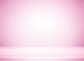 Pink pastel white light gradient empty studio room backdrop wallpaper abstract background blurred. use for showcase or product you Royalty Free Stock Photo