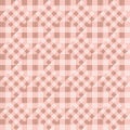 Pink patchwork seamless vector geometric pattern Royalty Free Stock Photo