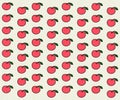 Pink pattern with apples